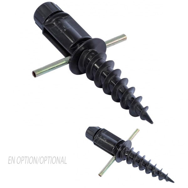 zwarte zandvoet voor veer banner