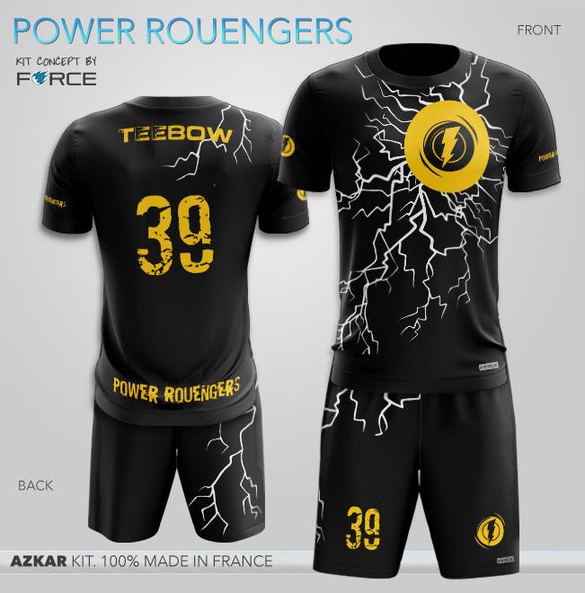 design powerrouengers black