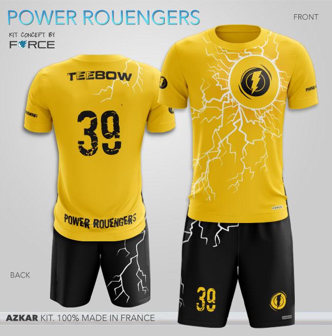 design powerrouengers yellow