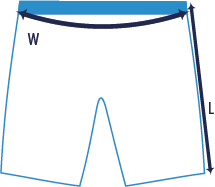 icon dimensions Half leg